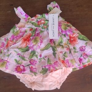 Floral Baby Dress with Bloomers
